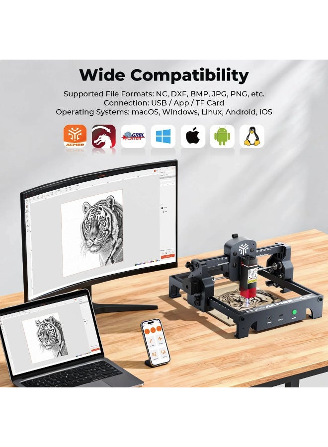 ACMER S1 Portable Laser Engraver Mini Machine 6 watt - Image 5